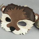 Handmade Otter Eco-Felt Mask & Tail