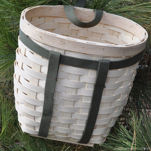 Allagash Pack Basket Multi Color Jumbo, Wood