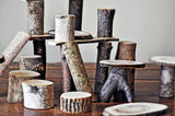 Bring nature inside with these rustic natural wooden tree branch blocks! They provide for open ended play. Hand crafted to last many generations.