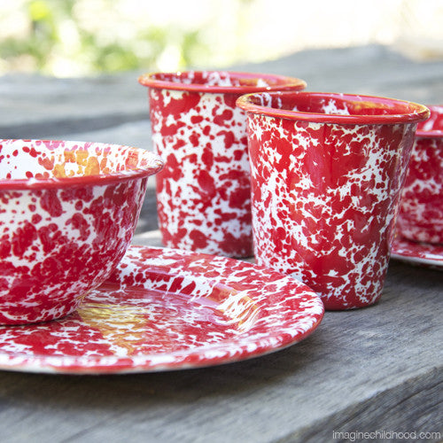 Kids Enamelware Camping Set for 2 Imagine Childhood