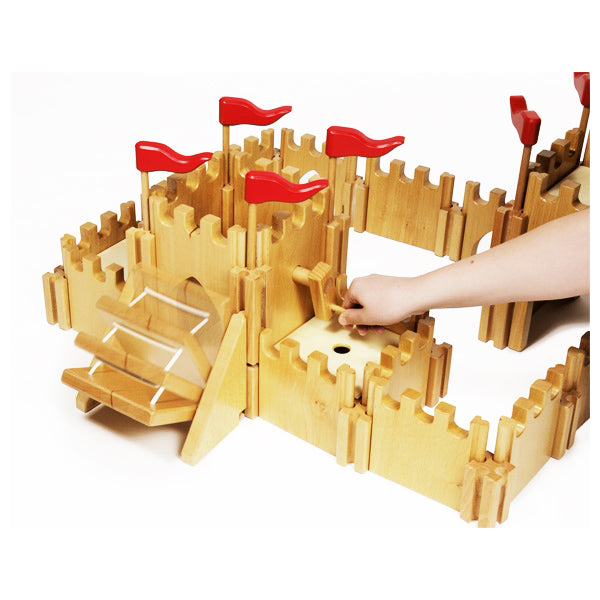 Fairytale Castle Play Set | Wooden Toy Castle | Natural Children's Toys |  Imagineation Play