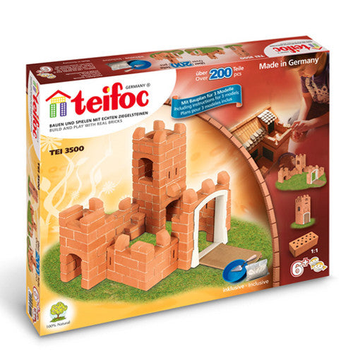 Teifoc Well Construction Kit | Well Brick and Mortar Construction Kit |  Children's Learning Kits | Imagination Toys