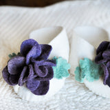 DIY Baby Booties Kit Lavender