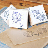 Rubber Leaf Stamps