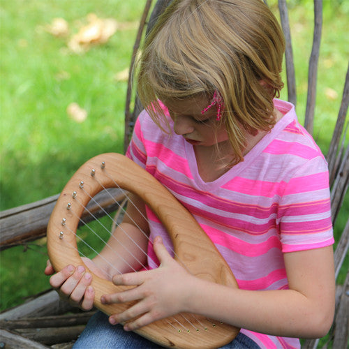 Spring Lyre, Children's Musical Instruments, Hand Made Instruments