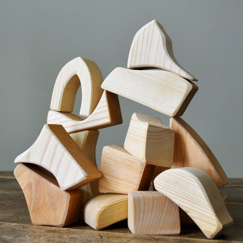 Natural Wooden Playing Blocks