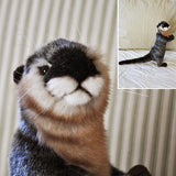 Rolling, wrestling, belly flopping and somersaulting! Join in the river fun with this sweet and cuddly little otter. Individually hand crafted, true to life.