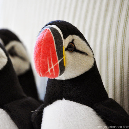 True to life plush Puffin made by Hansa