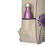 Purple Dandelion Eco-Linen Backpack