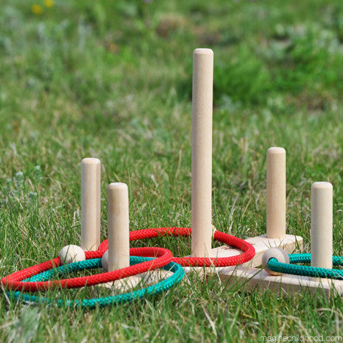 Natural Maple Ring Toss Game