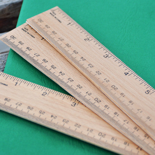 Classic Wooden Ruler Children s Ruler School Supplies Imagine