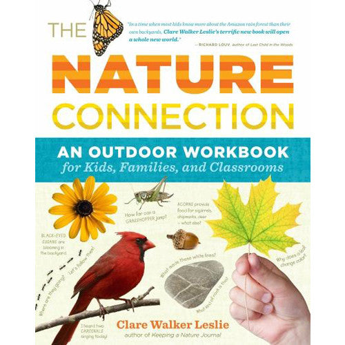 The Nature Connection is an outdoor workbook, for Kids, Families and Classrooms.