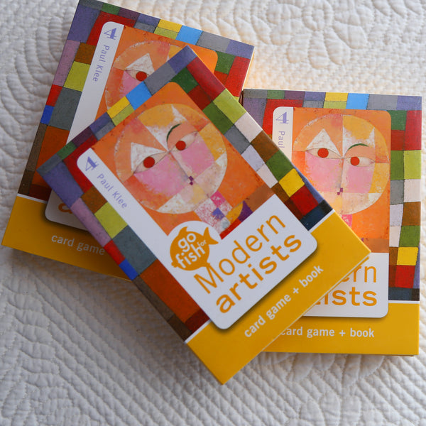 Modern Artists Go Fish Card Game & Book