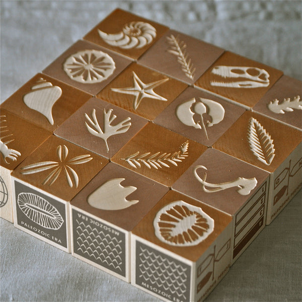 Uncle Goose Wooden Fossil Blocks