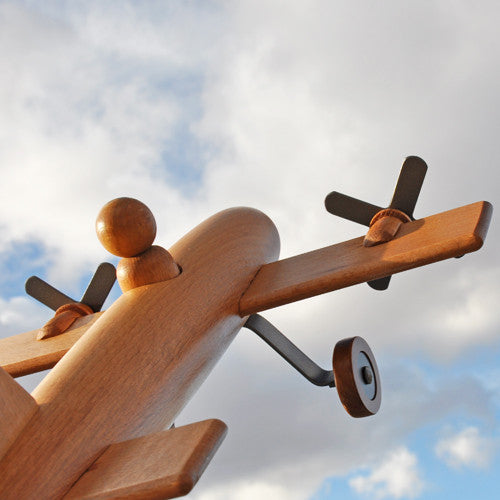 Classic Wooden Airplane