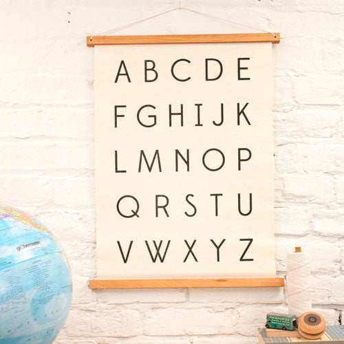 Wall Hanging Using Alphabet Rocks Alphabet Wall Hanging – Imagine Childhood