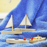 Mini Tug and Sailboat Set