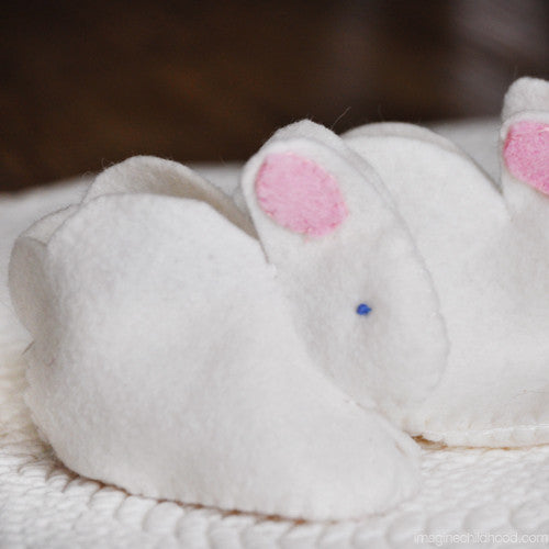 DIY Baby Booties Kit Bunny