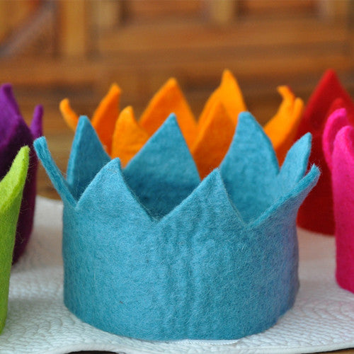 Colorful Felt Crowns