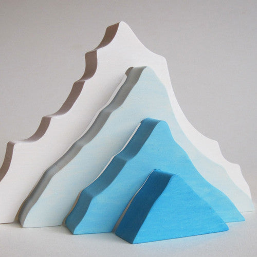 Wooden Iceberg Stacking Blocks