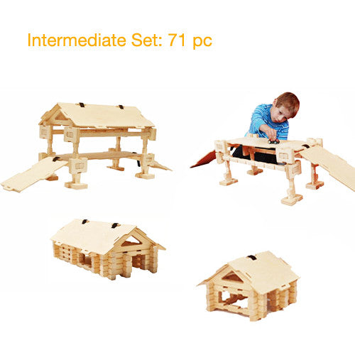Timberworks Wooden Construction Set | Wooden Construction Kits ...