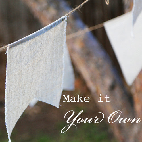 Linen Bunting
