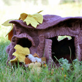 Oak Leaf Fairy House
