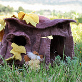 Oak Leaf Fairy House