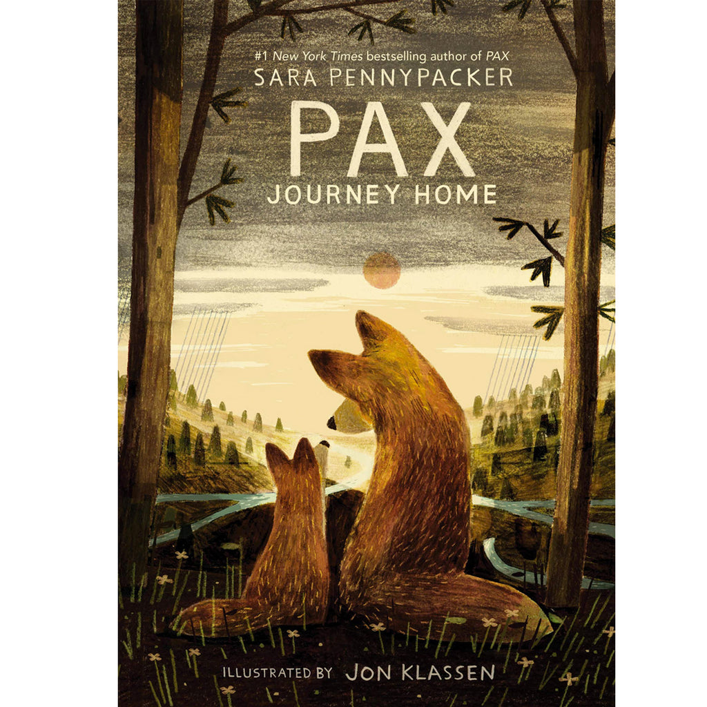 From award-winning author Sara Pennypacker comes the long-awaited sequel to Pax,  this is a gorgeously crafted, utterly compelling novel about chosen families and the healing power of love. A New York Times bestseller! Pax Journey Home is  illustrated by Jon Klassen, New York Times bestseller, Caldecott medalist, and two-time Caldecott Honoree. 