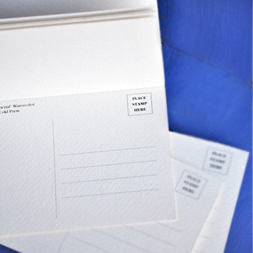 Blank Watercolor Paper Postcards