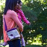 Purple Dandelion Cooler Lunch Bag