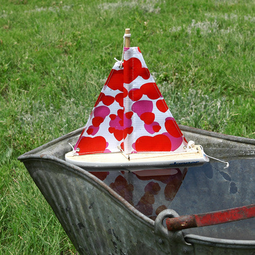 Hearts on It's Sail - Sailing Boat