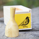 This exceptional American Robin Bird Call is made in a small workshop in France and are produced by hand.