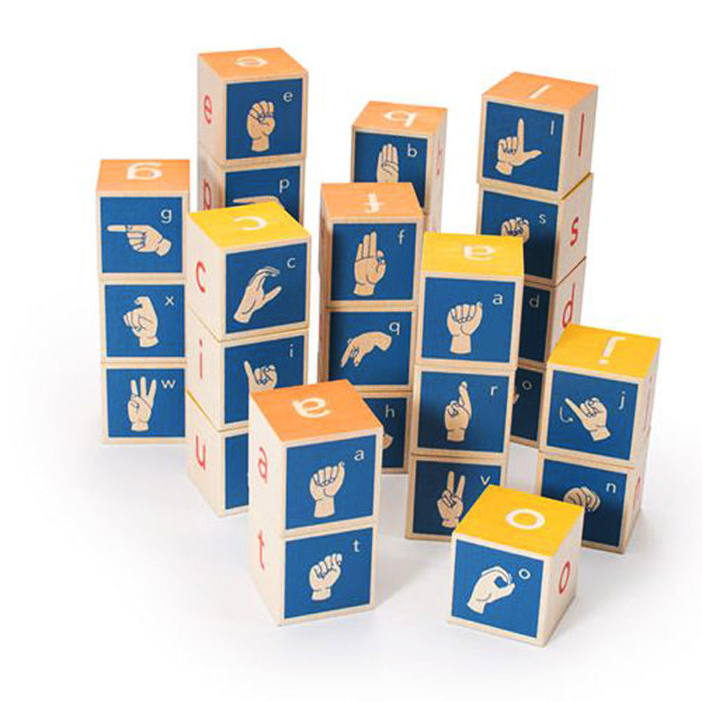 American Sign Language Blocks – Imagine Childhood