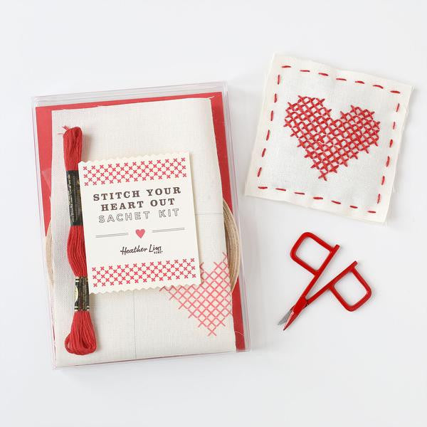 Lavender Stitch Your Heart Out Sachet
