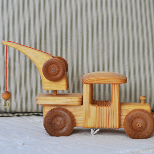 Classic Wooden Tow Truck