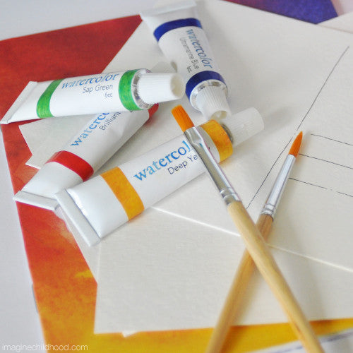 Watercolor Postcard Kit