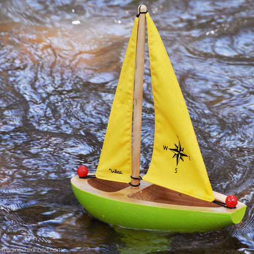 Large Green Yacht